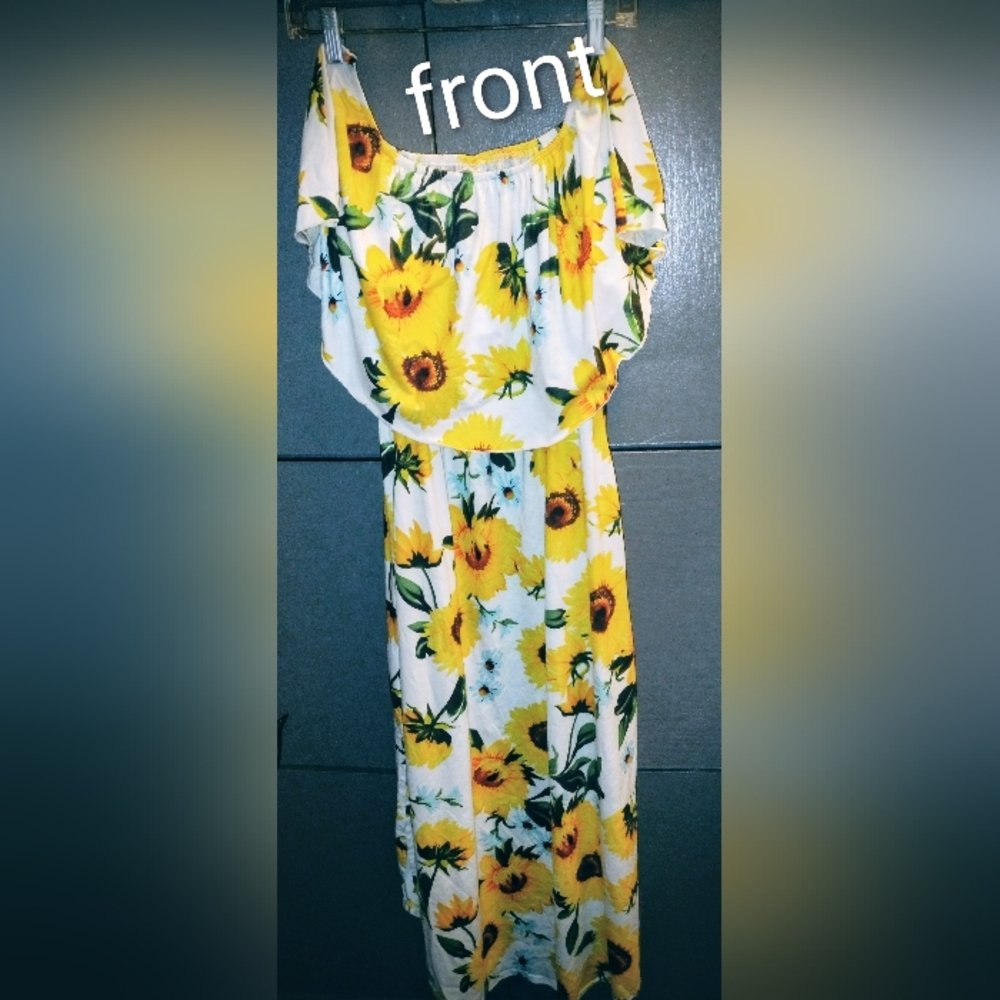 Ladies Shirley And Stone Small Sunflower Dress